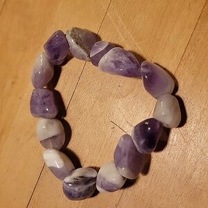 Chunky Amethyst Bracelet